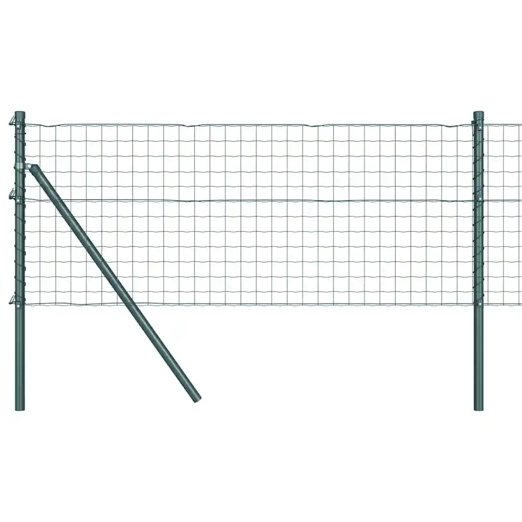 Recinzione da Giardino | Recinzione con Posto Verde 0,4 x 10 m Acciaio e PVC