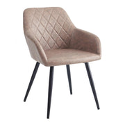 Set di 4 Poltroncine Marriot Marrone 61x57,5x79