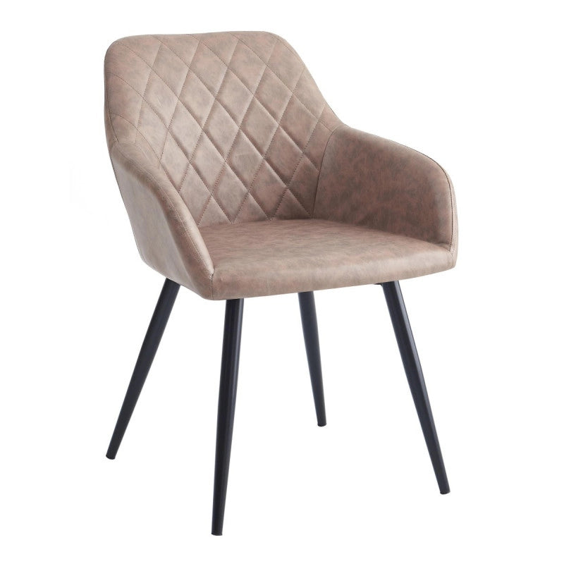 Set di 4 Poltroncine Marriot Marrone 61x57,5x79
