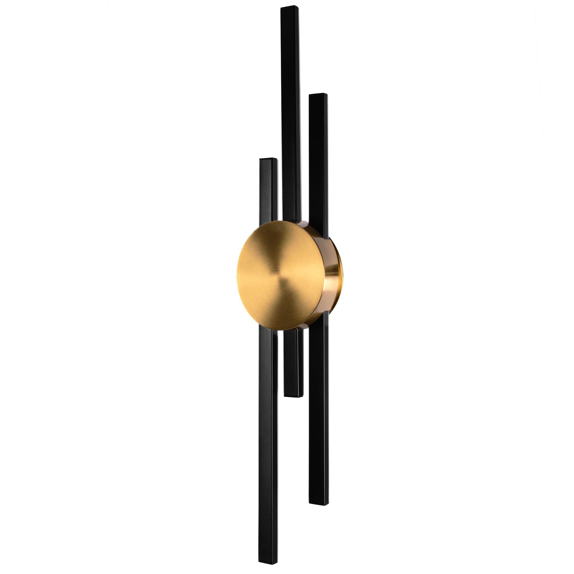 Lampada Da Parete Led App1437-w Black Gold