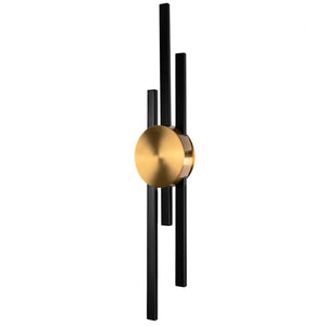 Lampada Da Parete Led App1437-w Black Gold