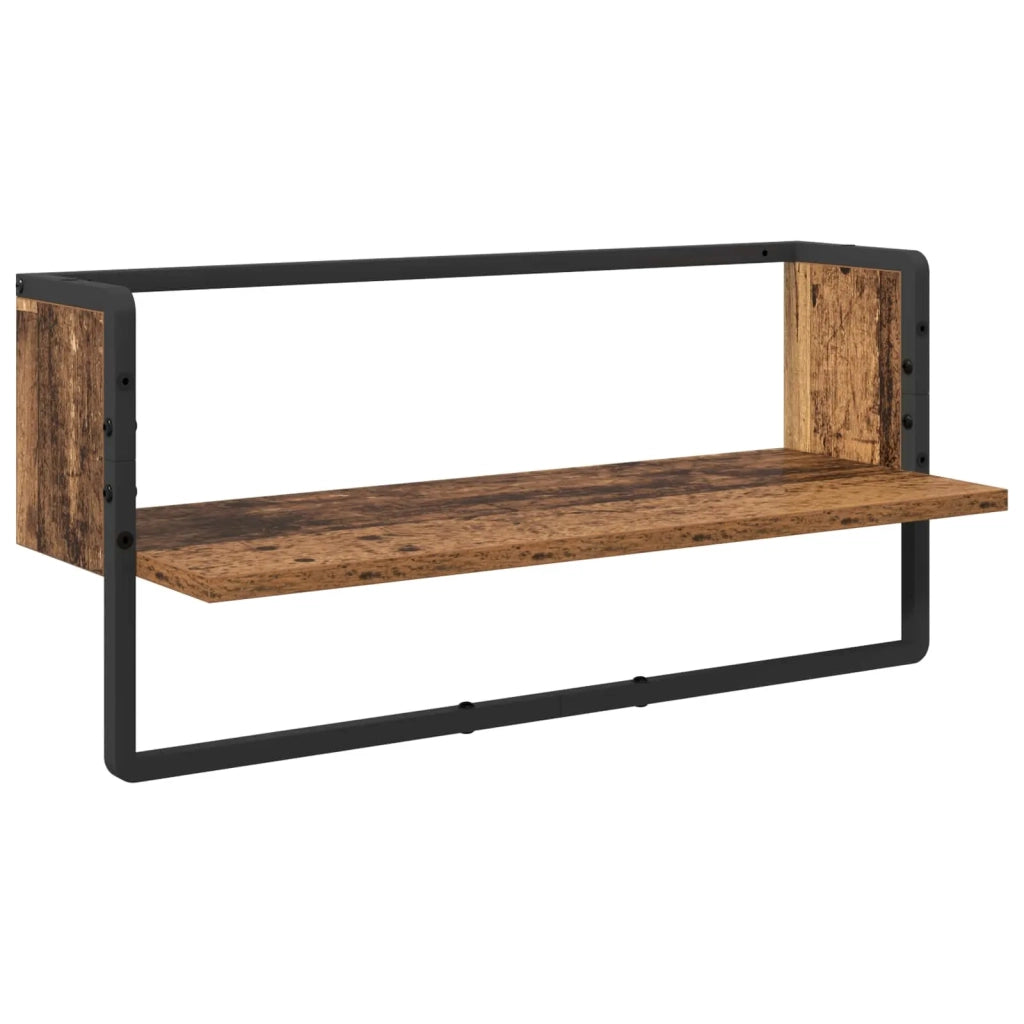 Set mensole da parete 4 pcs Legno vecchio 65 x 25 x 30 cm