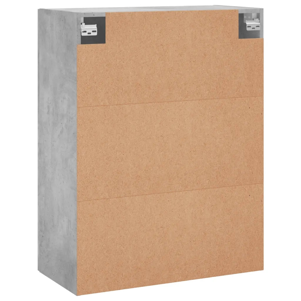 Armadietto a Muro | Mobile a Parete Grigio Cemento 69,5x34x90 cm