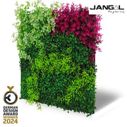 JANGAL Pannelli acustici Modulabili in FLORA sintetica ULTRAREALISTICA 52x52cm mod. PINK MIXED