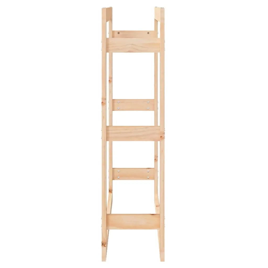 Portalegna 80x25x100 cm in Legno Massello di Pino 822417