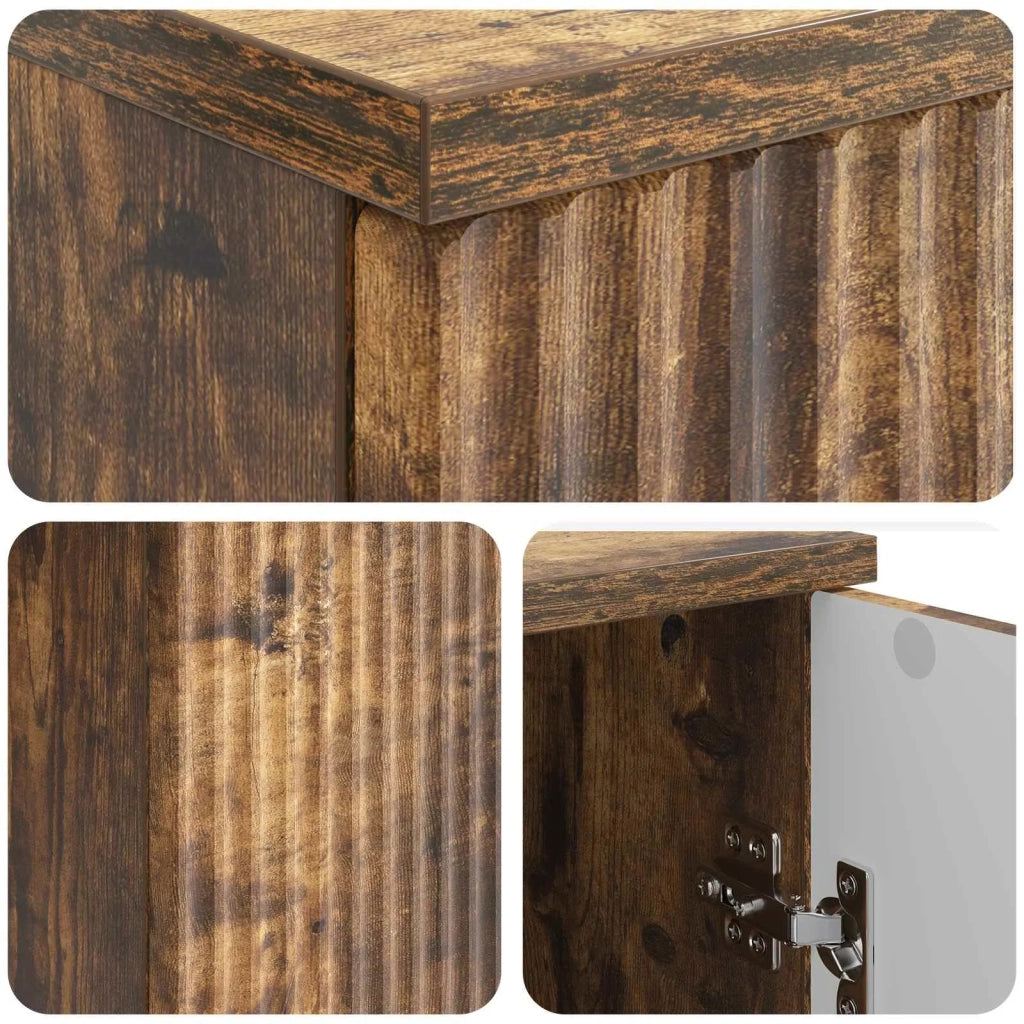 Scrivania Rovere Fumo 142,5 x 50 x 75 cm Legno ingegnerizzato 3414626
