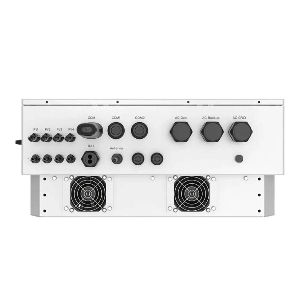 Inverter Fotovoltaico Alta Tensione Solis Trifase Ibrido On-Grid/Off-Grid 12kW, Quadruplo MPPT, CEI 0-21, Schermo LCD, Meter e TA Inclusi, Garanzia 10 Anni IP66 SKU-12225