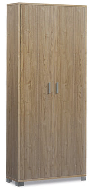 Armadio Multiuso 2 Ante 83x190x29 cm Noce Stelvio