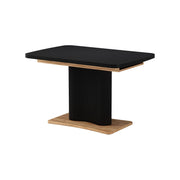 Vicco tavolo da pranzo allungabile Nero/quercia 120 x 80 cm estensibile