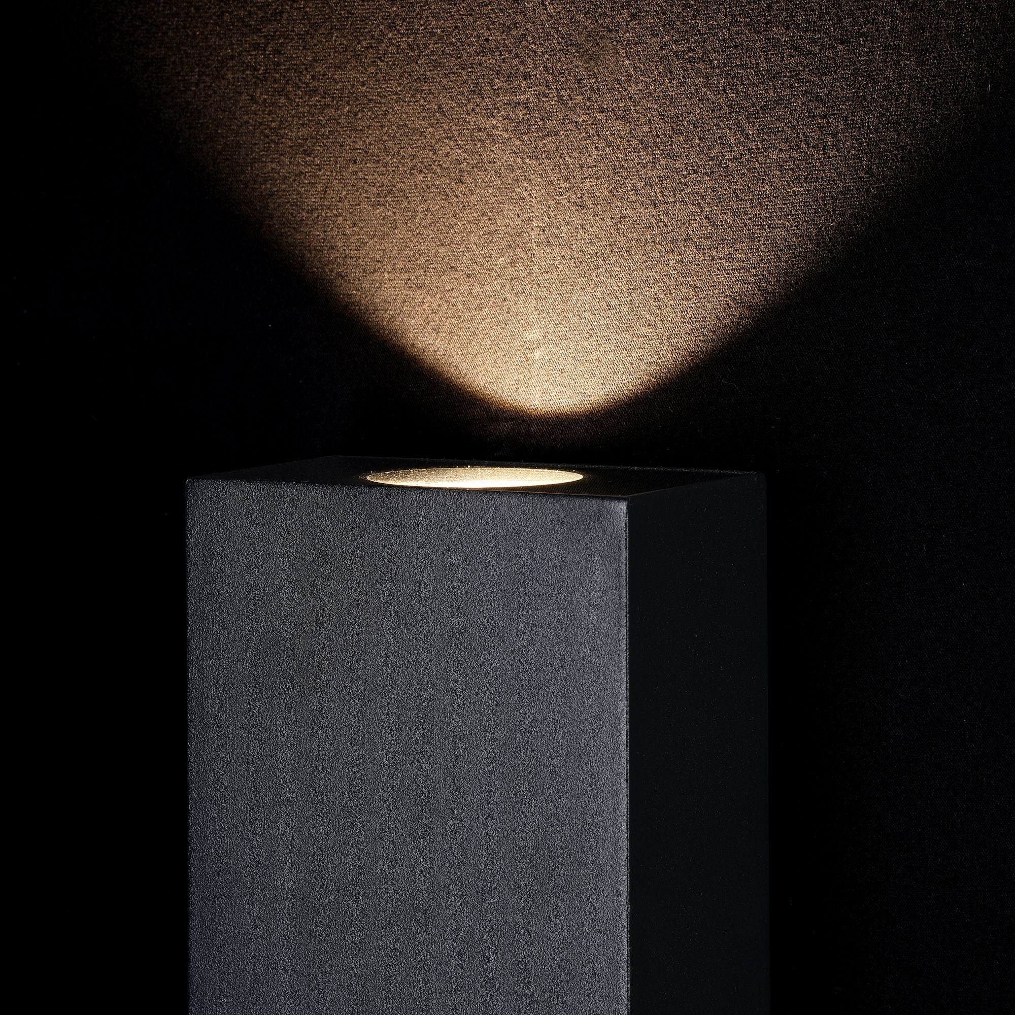 Lampada da parete Outdoor in Metallo Times Square Nero