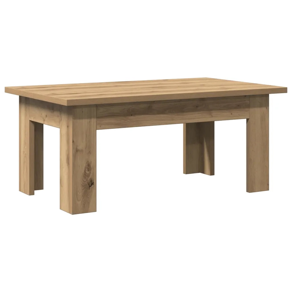 vidaXL Tavolino da Salotto Artigianale 100x60x42 cm Legno Multistrato