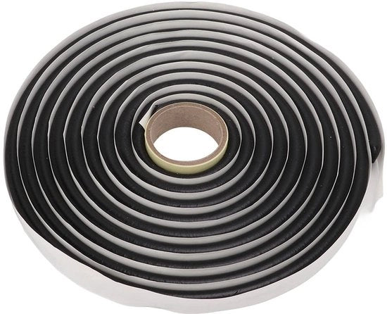 Afdichtband per Koplamp - Butilrubber - Lunghezza 4,5 m - Adatto per Auto Portiere e Finestra - Diametro 9,5 mm