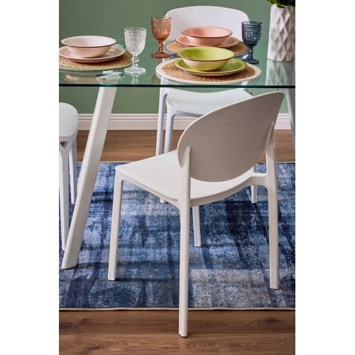 SEDIA IN PP ELOISE BIANCO 47,5X57X79 CM