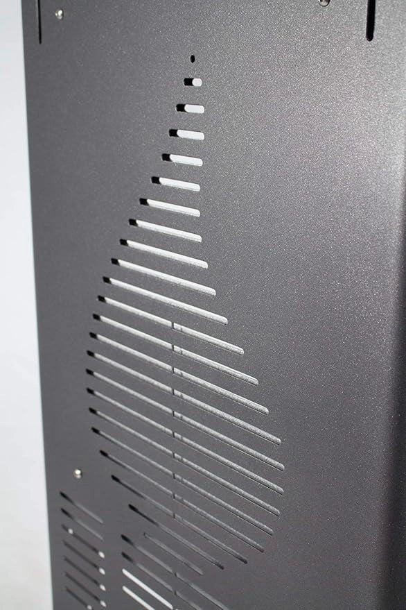 PROTEZIONE STUFA CON DOPPIO PANNELLO PER LA MASSIMA SICUREZZA DEI BAMBINI CONTRO LE USTIONI NUOVO MODELLO (NERO ANTRACITE CON BASE)