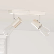 Faretto da soffitto Nichel 26 x 6,5 x 11,5 cm Metallo 4108181