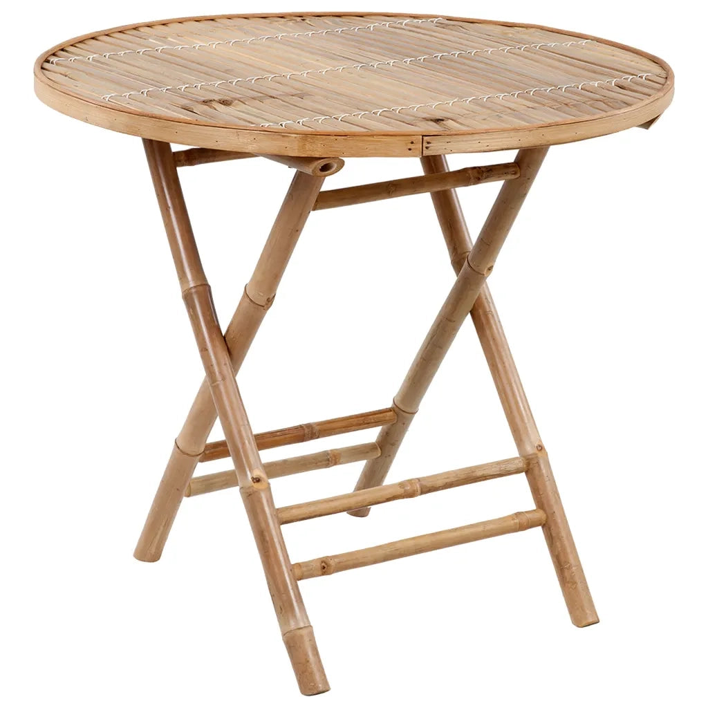 Set da Pranzo da Giardino 5 pz Pieghevole con Cuscini in BambÃ¹ cod mxl 45645