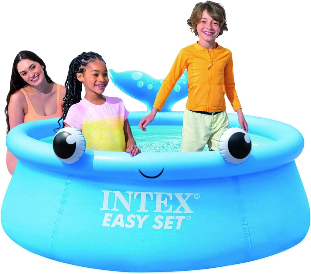 Intex PISCINA TONDA AUTOPORTANTE EASY SET JOLLY WHALE Ø cm. 183x51 h lt. 880