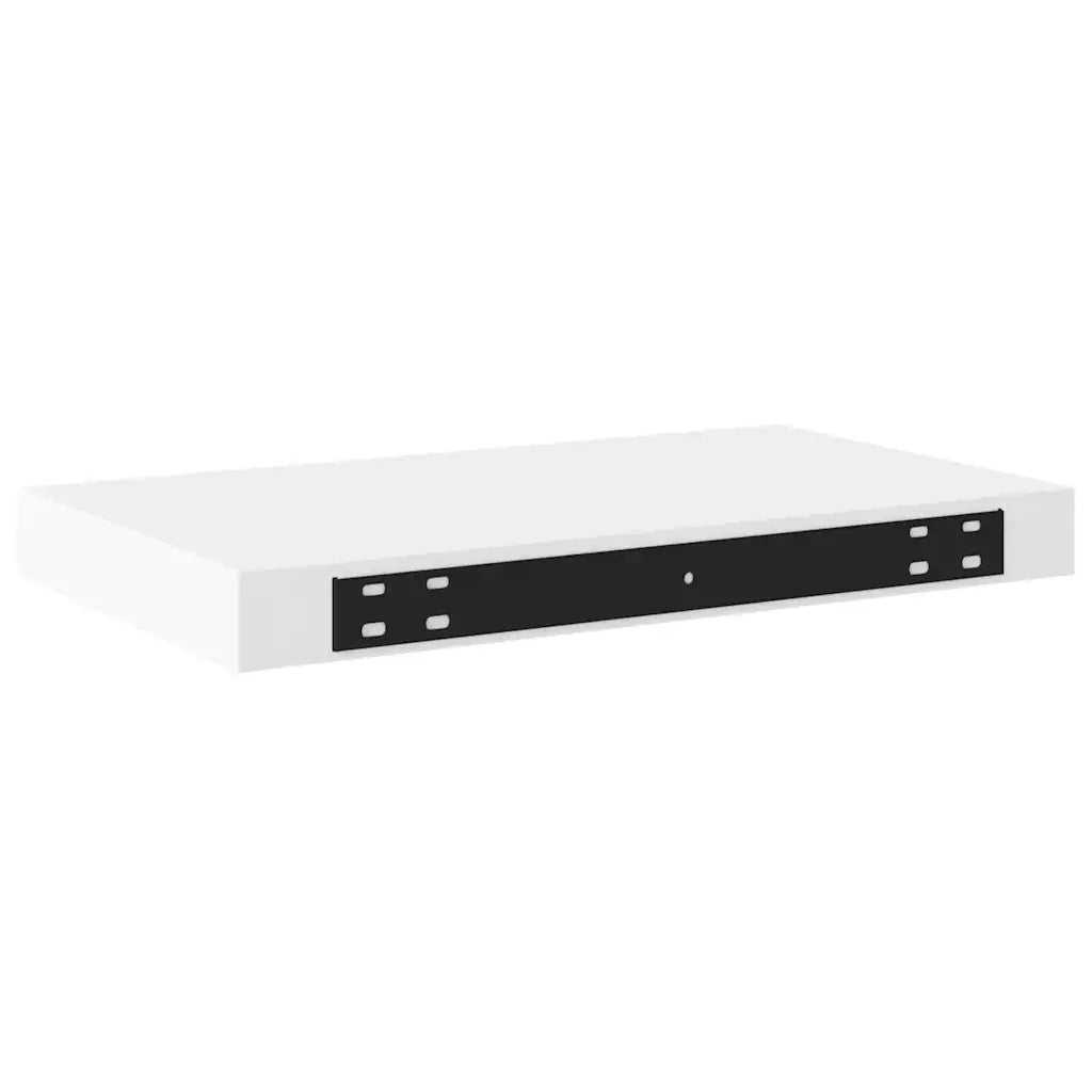 2 pz Scaffali a Parete | Ripiano a parete | Mensole a Parete Bianchi 40x23x3,8 cm in MDF