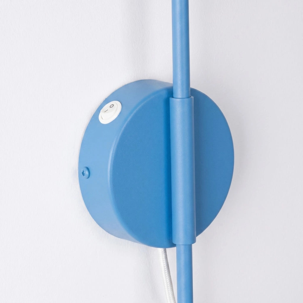 Applique NOX 1 azzurro con interruttore
