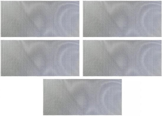 Pacco di 5 pezzi di rete in acciaio inossidabile facile da usare per riparazioni multifunzionali di parafanghi termoplastici con rete metallica antiruggine e riciclabile