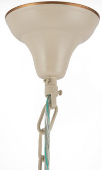 Lampadario Elegant in Metallo Brionia Beige