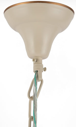 Lampadario Elegant in Metallo Brionia Beige