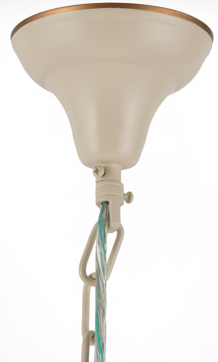 Lampadario Elegant in Metallo Brionia Beige