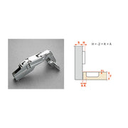 SALICE CERNIERA PER MOBILI C2AFP99 COLLO 17- 50,0 pz