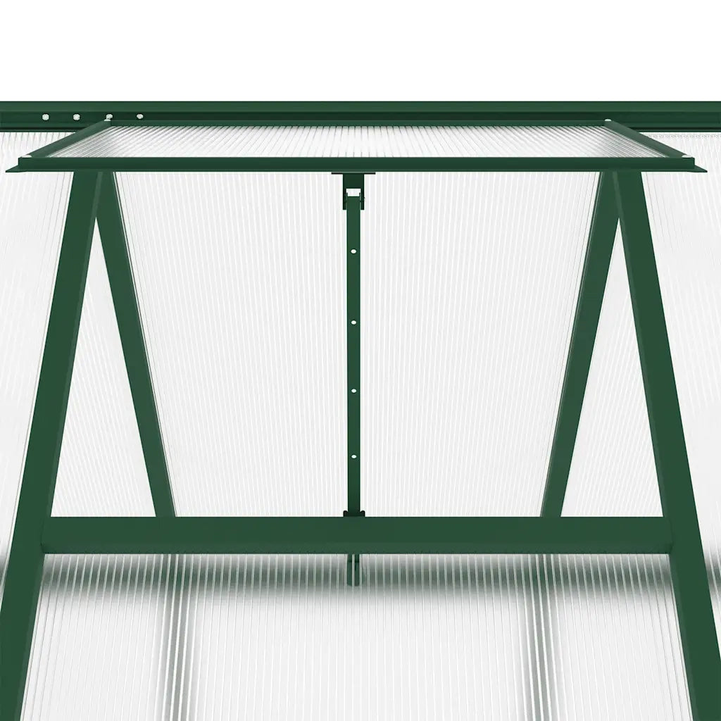 Telaio Serra con Base Verde 334x169x202 cm in Alluminio