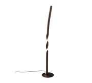 Piantana LED, metallo, nero, H 110 cm, Ginko