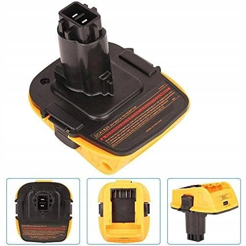 Adattatore per Batteria Dewalt DCA1820 – Compatibile con Utensili 18V NiCad/NiMh e Batterie 20V Li-Ion