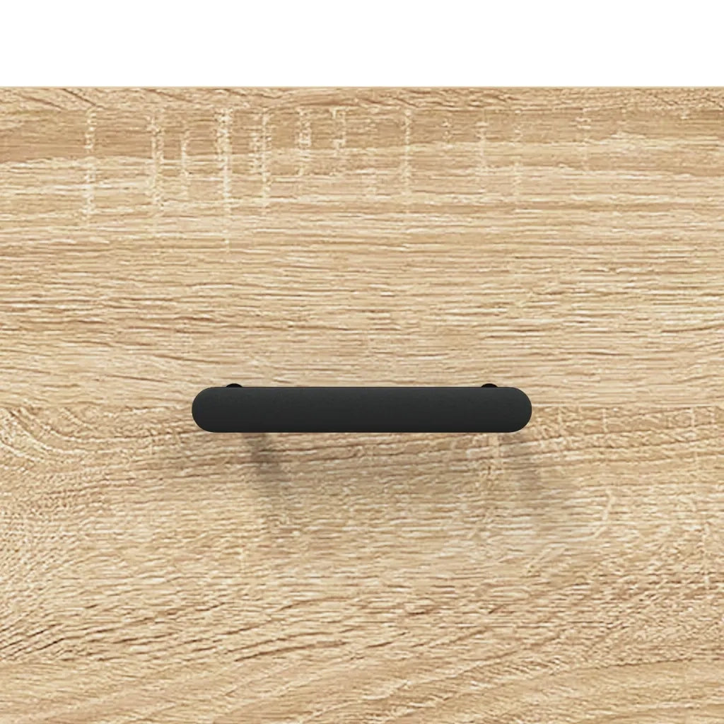 vidaXL Comodini a Muro 2 pz Rovere Sonoma 35x35x20 cm