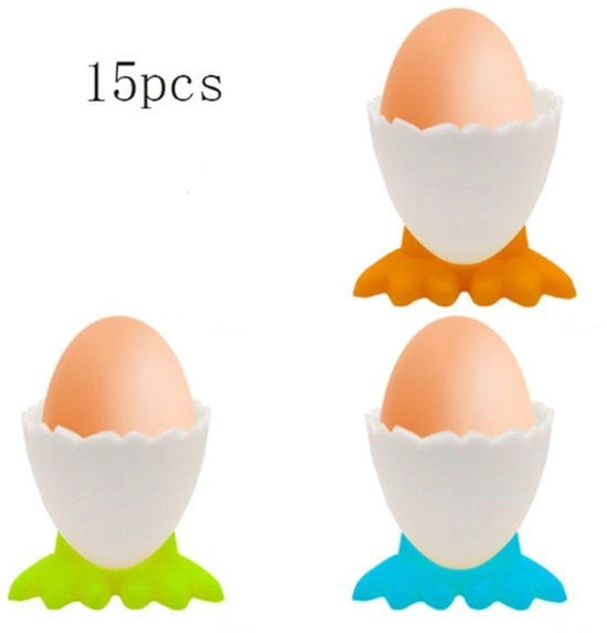 Egg holder per uso domestico, contenitore per uova in forma di pulcino per bambini, carrello per uova alto e giocoso in forma di pulcino.