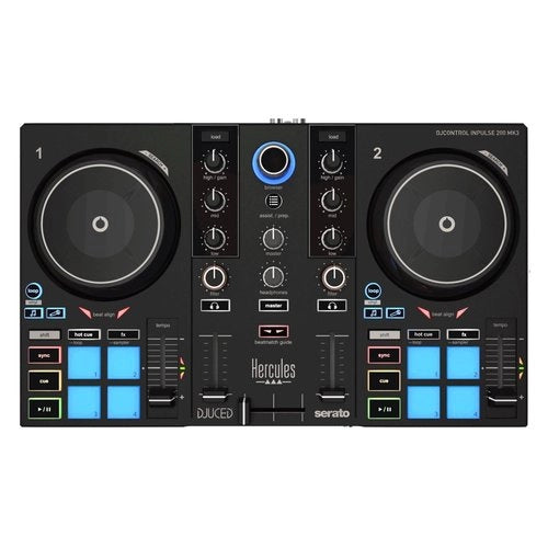 Controller disc jockey hercules djcontrol inpulse 200 mk3 black - 3362934747817