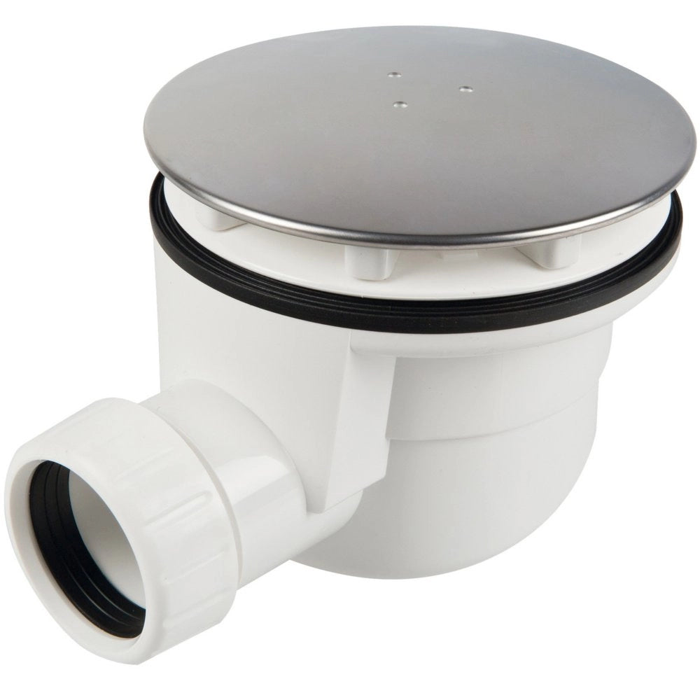 1pz piletta doccia sifoide diametro mm. 90 con coperchio inox. mm. 120 cod:ferx.8567