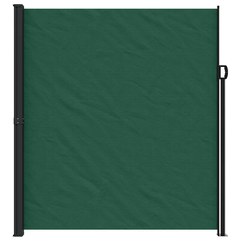 Tenda da Sole Laterale Retrattile Verde Scuro 220x500 cm 4004485