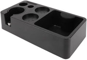 Stazione per tamping design moderno - Oltre a essere un contenitore per filtri multifunzionale - Realizzato in ABS duraturo - Dimensioni compatte 31x15cm - Leggero - Finitura in materiale antiscivente - Stazione per caffè