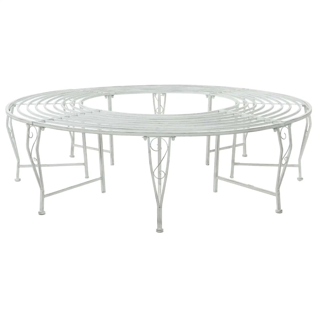 Panchina per Alberi 8-Numero di posti Ø 160 x 44 cm Acciaio 42029511