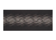 Tappeto Passatoia Tessuto Jacquard Linea Emozioni Disegno Diamante Nero - 57x320 - Nero
