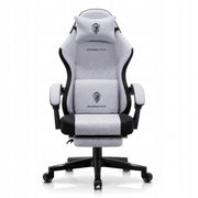 Sedia Gaming DOWINX Grigia con Molle Insacchettate; Poggiapiedi e Schienale 90°-135°