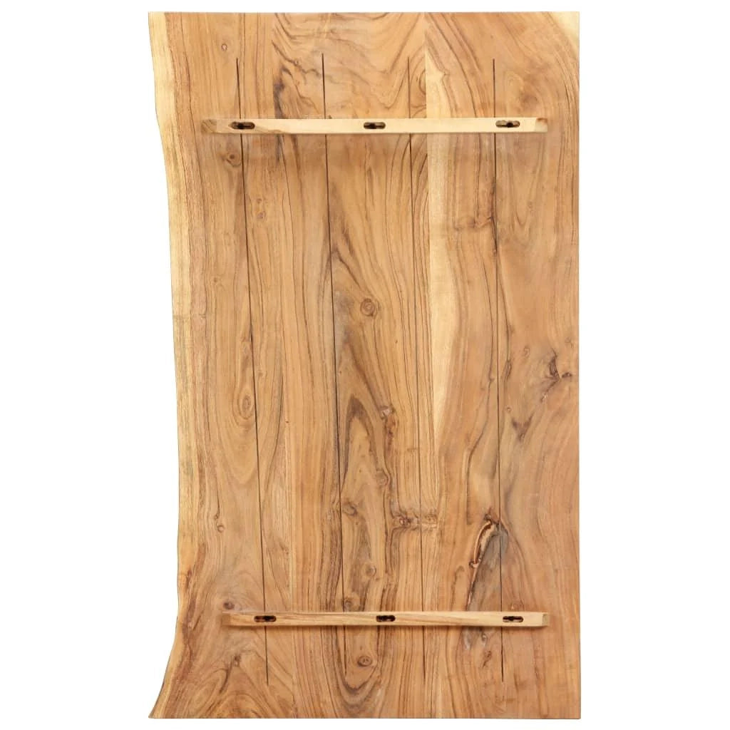 Piano lavabo in acacia mensola sospesa mensola per lavabo piano lavabo 100 x 55 cm 02_0003419
