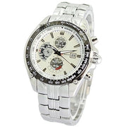Trade Shop - Curren M928w Orologio Da Polso Uomo Cinturino In Acciaio Inox Colore Argento -