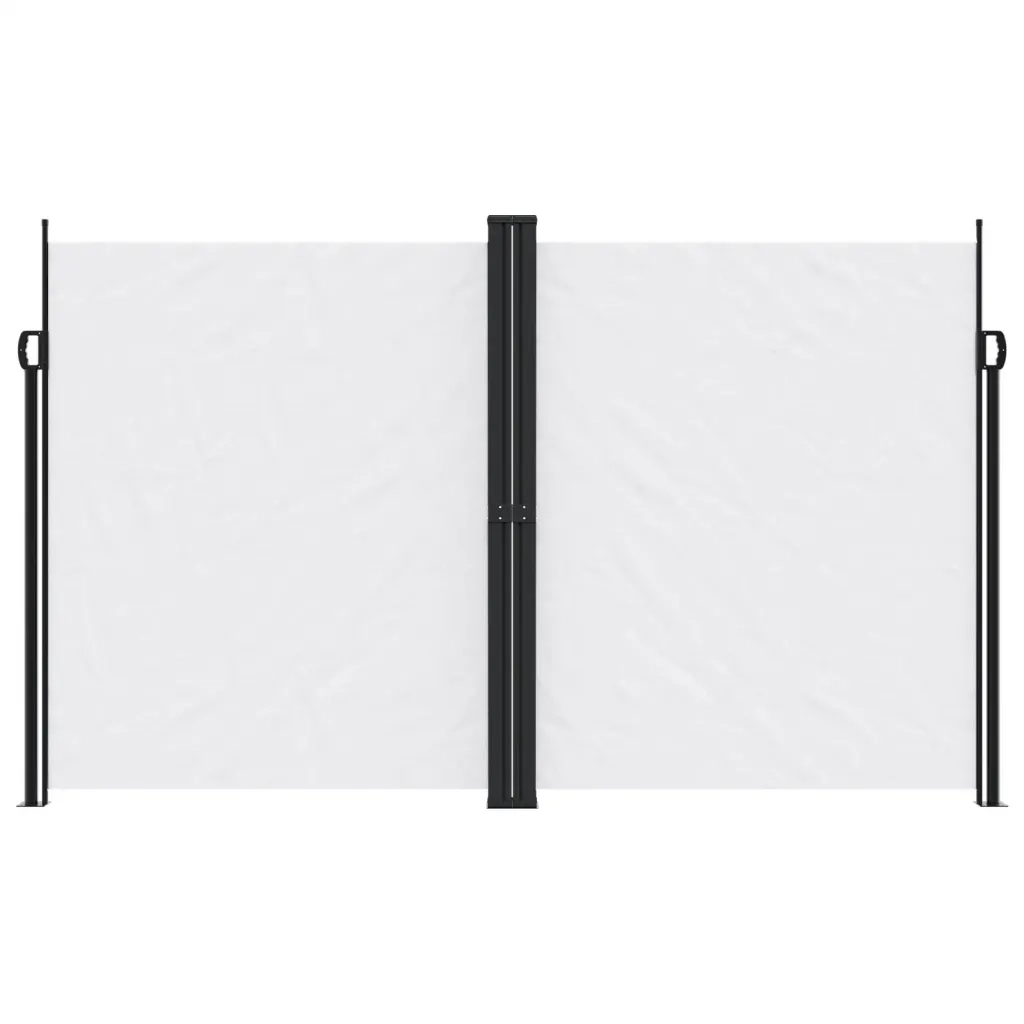 Tenda da Sole Laterale Retrattile Bianco 200x600 cm