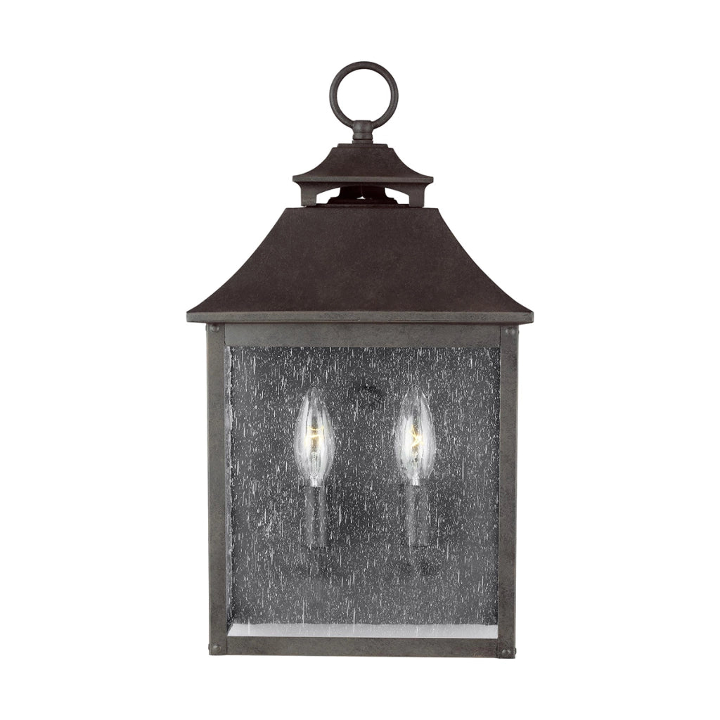 Applique esterna Feiss Galena 2xE14 40W IP44 bronzo