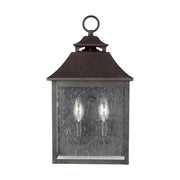 Applique esterna Feiss Galena 2xE14 40W IP44 bronzo