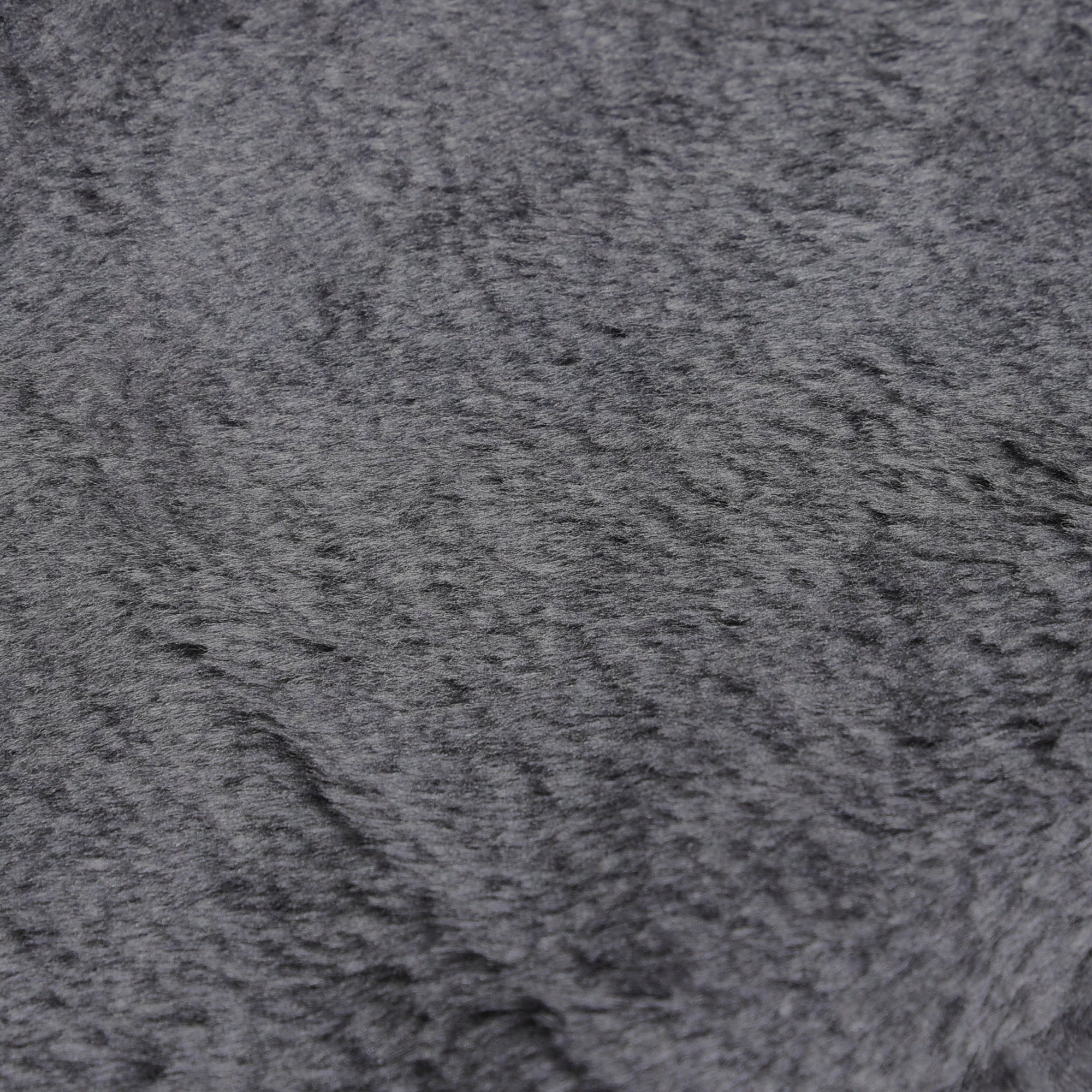 Scaletta per Cani Portatile a 4 Gradini 60x35x44 cm in Tessuto Vellutato Sfoderabile e Legno Grigio Scuro