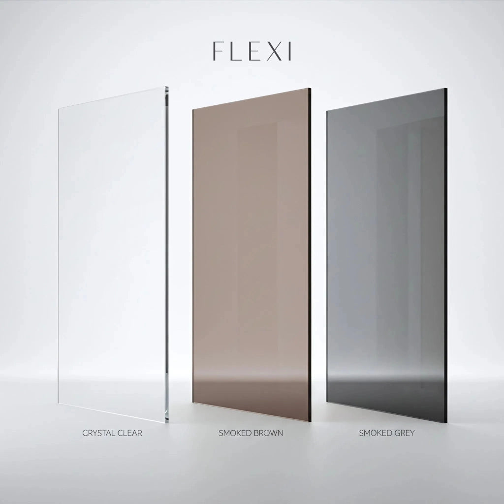Parete Doccia Rea Flexi Grey / Gold 90