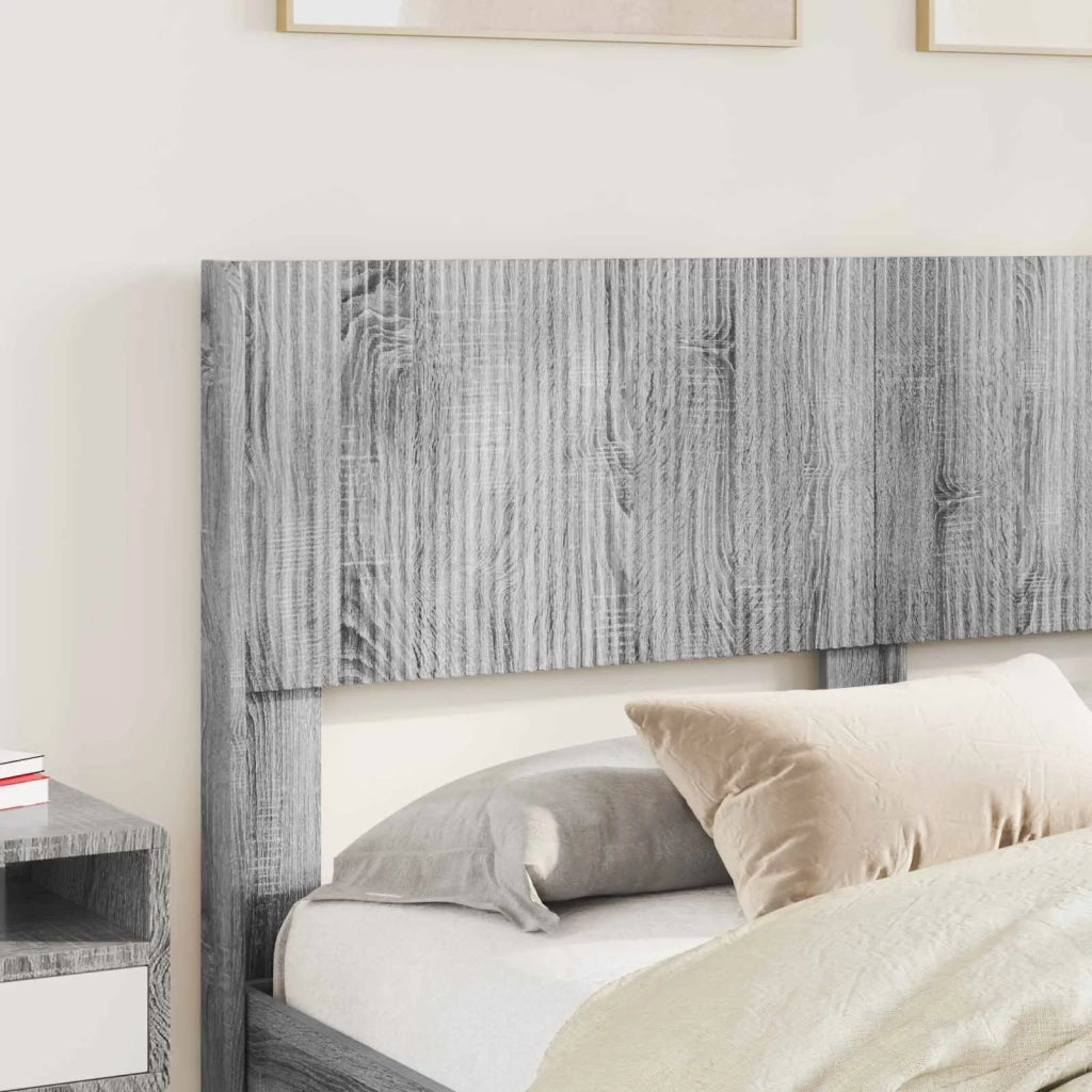 Struttura del letto con stoccaggio e testata Grigio Sonoma 3414298
