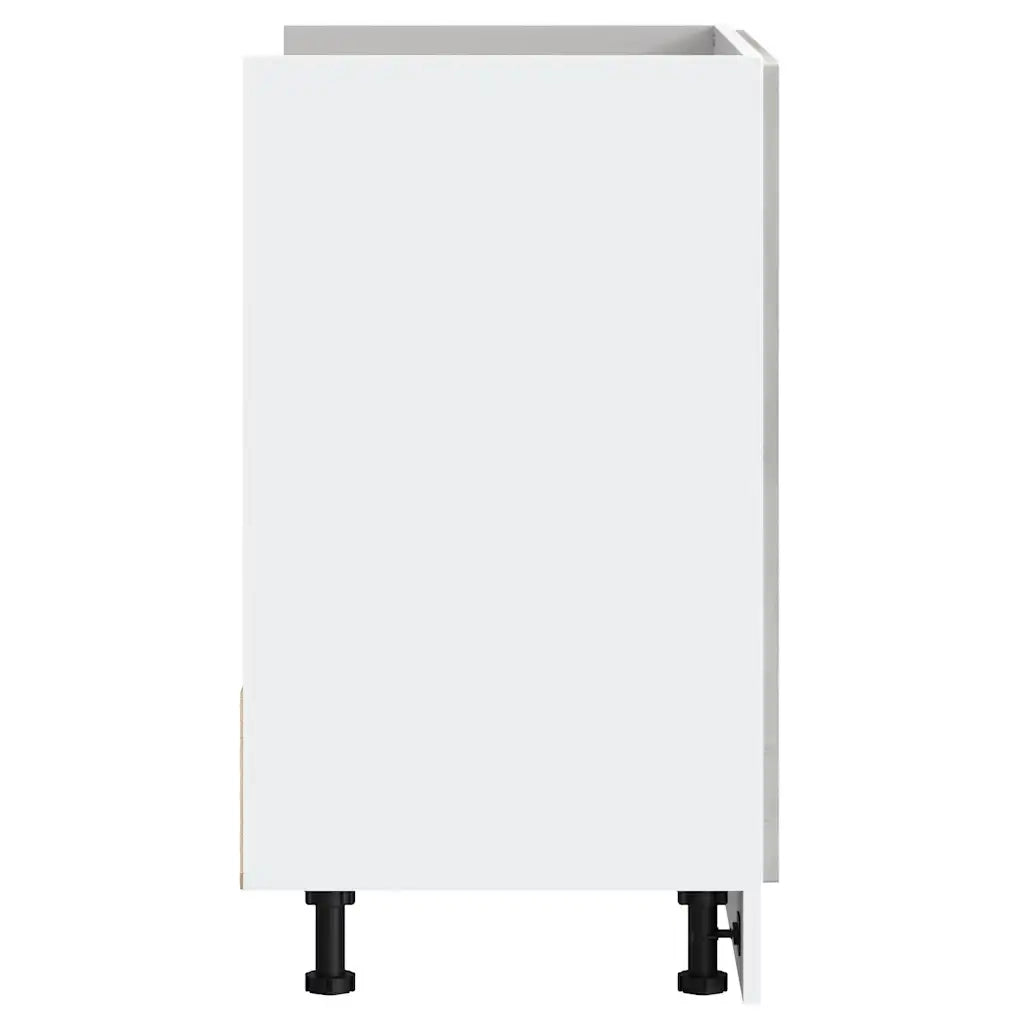 vidaXL Mobile base lavello Porto Grigio Cemento 80x46x81,5 cm