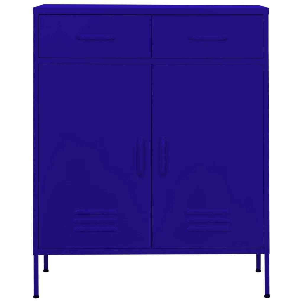Armadietto Blu Marino 80x35x101,5 cm in Acciaio cod mxl 60139